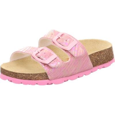 Superfit Kids' Fussbettpantoffel 5560-pink 33 Superfit Kids' Fussbettpantoffel 5560-pink 33