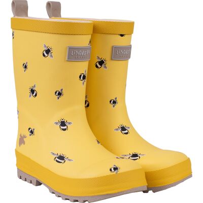 Lindberg Kids' Sjövild Rubber Boot Yellow 23 Lindberg Kids' Sjövild Rubber Boot Yellow 23