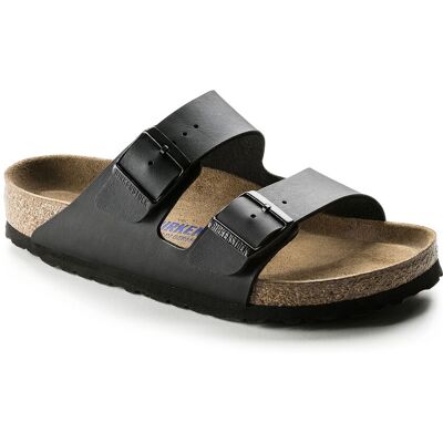 Birkenstock Arizona Birko-Flor Soft Footbed Narrow Black 43 Birkenstock Arizona Birko-Flor Soft Footbed Narrow Black 43
