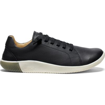 Keen Men's KNX Leather Sneaker Black/Star White 44 Keen Men's KNX Leather Sneaker Black/Star White 44