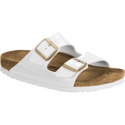 Birkenstock Arizona BF Narrow Patent White 39 Birkenstock Arizona BF Narrow Patent White 39