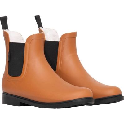 Urberg Womens Malme Rubber Fleece Boots Pumpkin Spice 42 Urberg Womens Malme Rubber Fleece Boots Pumpkin Spice 42