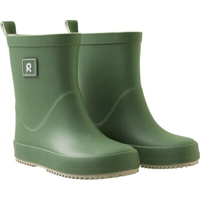 Reima Kids' Barefoot Rain Boots Ankka Green Clay 24 Reima Kids' Barefoot Rain Boots Ankka Green Clay 24