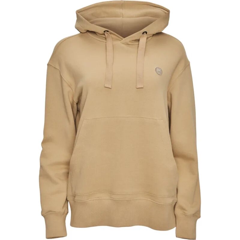 Knowledge Cotton Apparel Women's Daphne Basic Badge Hoodie Beige