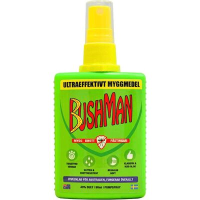 Bushman Mosquito Spray 90 ml Yellow 90 ml Bushman Mosquito Spray 90 ml Yellow 90 ml