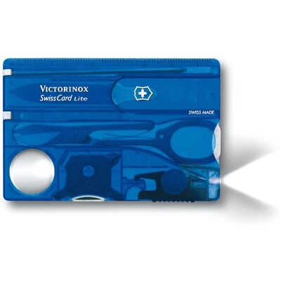 Victorinox SwissCard Lite Blue Transparent One Size Victorinox SwissCard Lite Blue Transparent One Size
