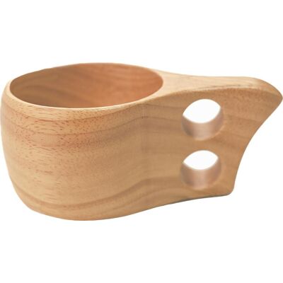 Stabilotherm Two-Finger Wooden Kuksa Rubber Wood 196 ml Stabilotherm Two-Finger Wooden Kuksa Rubber Wood 196 ml