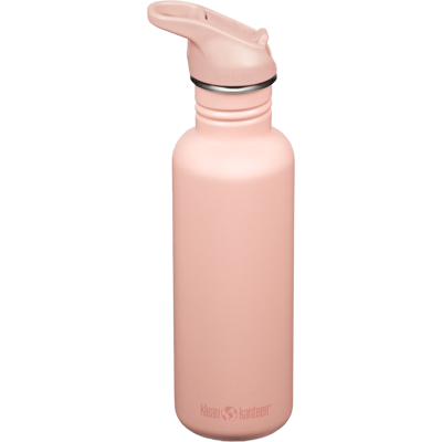 Klean Kanteen Classic 800 ml (W/ Flip Seal Sport Cap and Straw) Peach Parfait 27 oz/800 ml Klean Kanteen Classic 800 ml (W/ Flip Seal Sport Cap and Straw) Peach Parfait 27 oz/800 ml