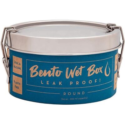 ECOlunchbox Bento Wet Box Round Stainless Steel Rustfritt stål OneSize ECOlunchbox Bento Wet Box Round Stainless Steel Rustfritt stål OneSize
