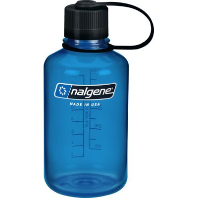 Nalgene 454ml Narrow Mouth Sustain Water Bottle Blue One Size Nalgene 454ml Narrow Mouth Sustain Water Bottle Blue One Size