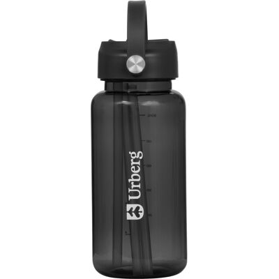Urberg Tritan Flip Straw 600ml Asphalt One Size Urberg Tritan Flip Straw 600ml Asphalt One Size