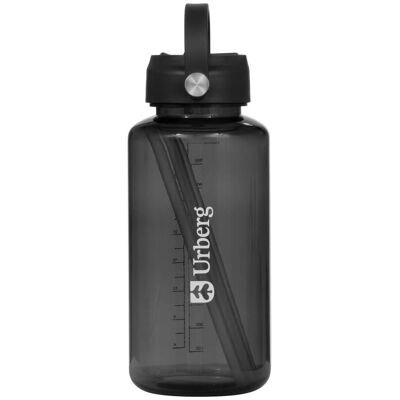 Urberg Tritan Flip Straw 1000ml Asphalt One Size Urberg Tritan Flip Straw 1000ml Asphalt One Size
