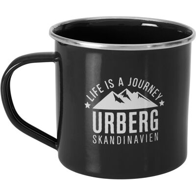 Urberg - Emaljmugg 340 ml - Svart - Emaljekopp Urberg - Emaljmugg 340 ml - Svart - Emaljekopp