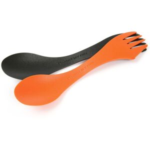 Light My Fire Spork Original Bio 2-pack  Rusty Orange/Slaty Black OneSize, Rusty Orange/Slaty Black