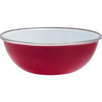 Relags Enamel Bowl 15 cm Red 15 cm Relags Enamel Bowl 15 cm Red 15 cm