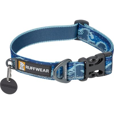 Ruffwear Crag Reflekterende Midnight Wave Hundehalsbånd - Allsidig holdbarhet Ruffwear Crag Reflekterende Midnight Wave Hundehalsbånd - Allsidig holdbarhet