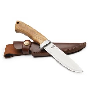 Øyo Rondane Knife with Leather Sheath OneSize, Olive/Brown