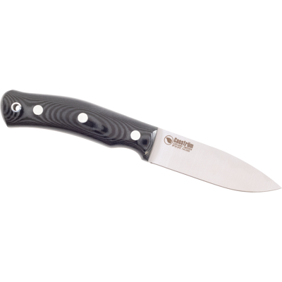 Casström No. 10 Svensk Skogskniv - Svart Micarta - Flate Slipning Casström No. 10 Svensk Skogskniv - Svart Micarta - Flate Slipning