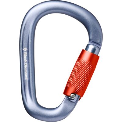 Black Diamond Pearlock Twistlock Carabiner Gray One Size Black Diamond Pearlock Twistlock Carabiner Gray One Size