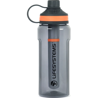 Lifesystems Water Filter Purifier Bottle 1 L Black/orange One Size Lifesystems Water Filter Purifier Bottle 1 L Black/orange One Size