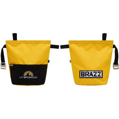 La Sportiva Leftover Chalk Bag Black/yellow OneSize La Sportiva Leftover Chalk Bag Black/yellow OneSize