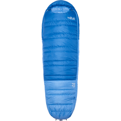 Rab Women's Ascent -6C/20F Dark Bluebird/Bluebird1 Long - Left Zip Rab Women's Ascent -6C/20F Dark Bluebird/Bluebird1 Long - Left Zip