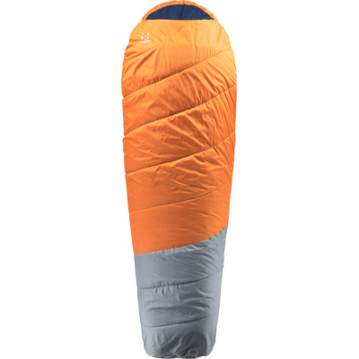 Haglöfs Moonlite Junior Tangerine/Gravel grey - Størrelse: 150L - Sovepose Haglöfs Moonlite Junior Tangerine/Gravel grey - Størrelse: 150L - Sovepose
