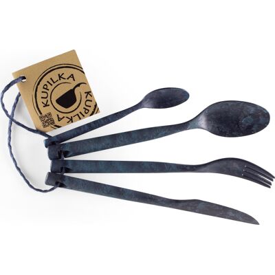 Kupilka Outdoor Cutlery Blue Blå OneSize Kupilka Outdoor Cutlery Blue Blå OneSize