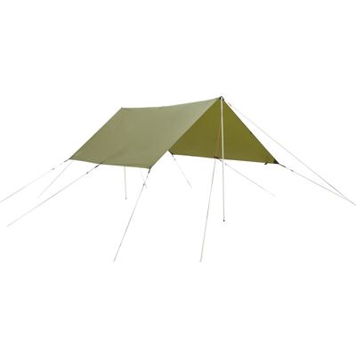 Nordisk Voss 9 PU Tarp - Allsidig Mørk Oliv Beskyttelse Nordisk Voss 9 PU Tarp - Allsidig Mørk Oliv Beskyttelse