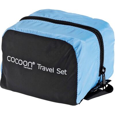 Cocoon Travel Set Ultralight 3 Pieces Light Blue/Black OneSize Cocoon Travel Set Ultralight 3 Pieces Light Blue/Black OneSize