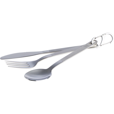 Stanley Wildfare Pro Stainless Steel Cutlery Set Stainless Steel One Size Stanley Wildfare Pro Stainless Steel Cutlery Set Stainless Steel One Size