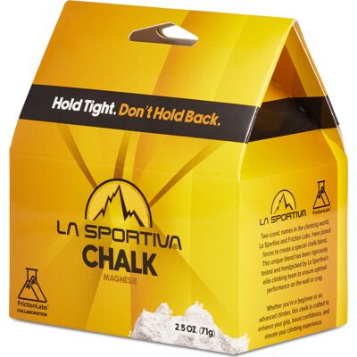 La Sportiva Friction Labs Chalk Chalk/Yellow1 71g La Sportiva Friction Labs Chalk Chalk/Yellow1 71g