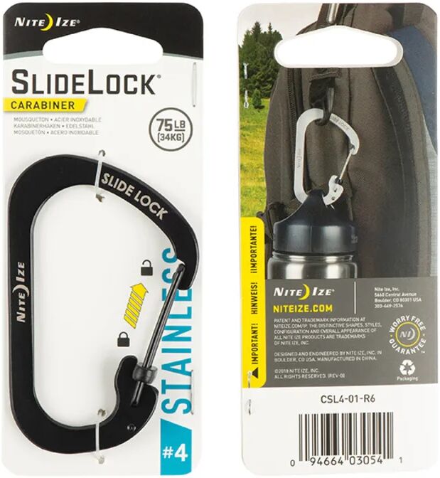 Nite Ize Slidelock Carabiner 4 Sort