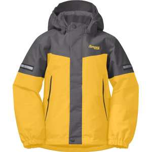 Bergans Kids' Lilletind Insulated Jacket Light Golden Yellow/Solid Dark Grey 98, Light Golden Yellow/Solid Dark Grey