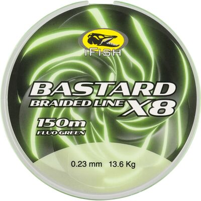 iFish Bastard Braid 0,23 mm 150m Lime 0.10mm iFish Bastard Braid 0,23 mm 150m Lime 0.10mm