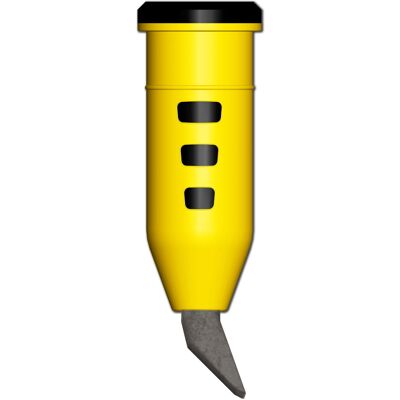 Swenor Roller Ski Tip With Impact 11.0 Yellow 11.0 Swenor Roller Ski Tip With Impact 11.0 Yellow 11.0