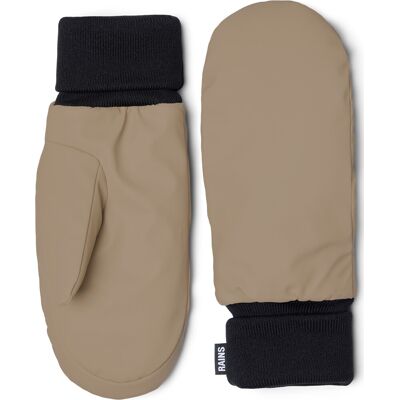 Rains Puffer Mittens Beige M/L Rains Puffer Mittens Beige M/L