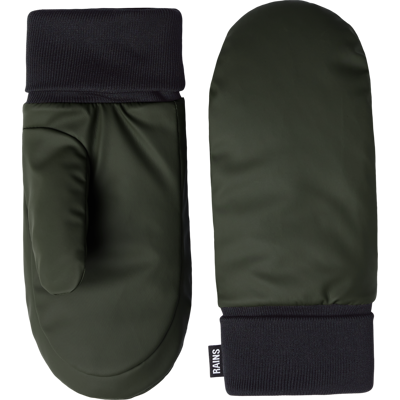 Rains Puffer Mittens Green M/L Rains Puffer Mittens Green M/L