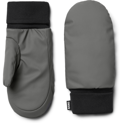 Rains Puffer Mittens Grey M/L Rains Puffer Mittens Grey M/L