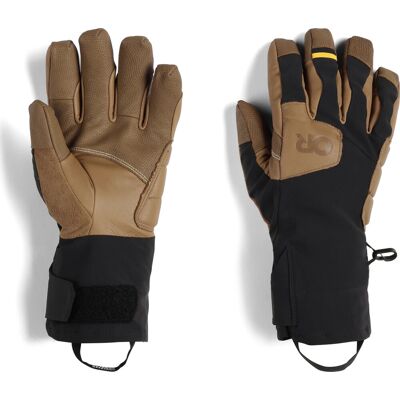 Outdoor Research Men's Extravert Gloves Dk Natural/black S Outdoor Research Men's Extravert Gloves Dk Natural/black S