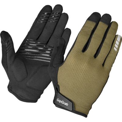 Gripgrab Explr Padded Full Finger Summer Gloves Olive Green M Gripgrab Explr Padded Full Finger Summer Gloves Olive Green M