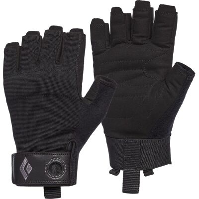Black Diamond Men's Crag Half-Finger Gloves Black L Black Diamond Men's Crag Half-Finger Gloves Black L