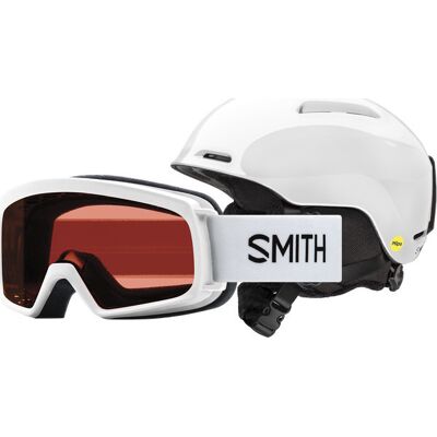 Smith Junior's Glide Mips/Rascal Combo White White 2021 YXS Smith Junior's Glide Mips/Rascal Combo White White 2021 YXS