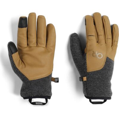 Outdoor Research Men's Flurry Drivin Gloves Charcoal S Outdoor Research Men's Flurry Drivin Gloves Charcoal S