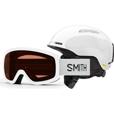 Smith Junior's Glide Mips/Snowday Combo White White 2021 Youth Small Smith Junior's Glide Mips/Snowday Combo White White 2021 Youth Small