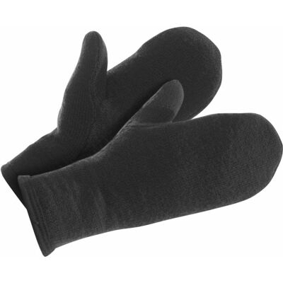 Woolpower Mittens 400 Black Sort M Woolpower Mittens 400 Black Sort M