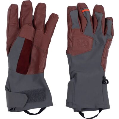 Outdoor Research Men's Extravert Gloves Charcoal/Brick S Outdoor Research Men's Extravert Gloves Charcoal/Brick S