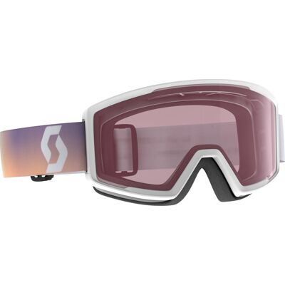 Scott Goggle Factor White/Soft Pink /Enhancer S2 OneSize Scott Goggle Factor White/Soft Pink /Enhancer S2 OneSize