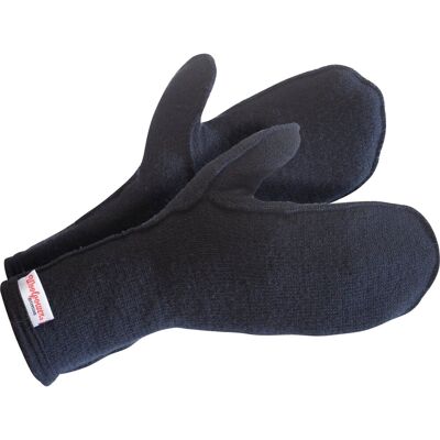 Woolpower Mittens Thin 400 Black M Woolpower Mittens Thin 400 Black M