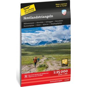 Calazo förlag Jämtlandstriangeln 1:25 000 NoColour OneSize, NoColour